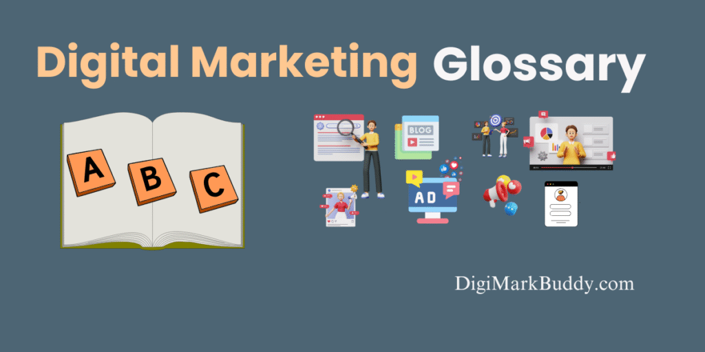 digital marketing glossary banner image