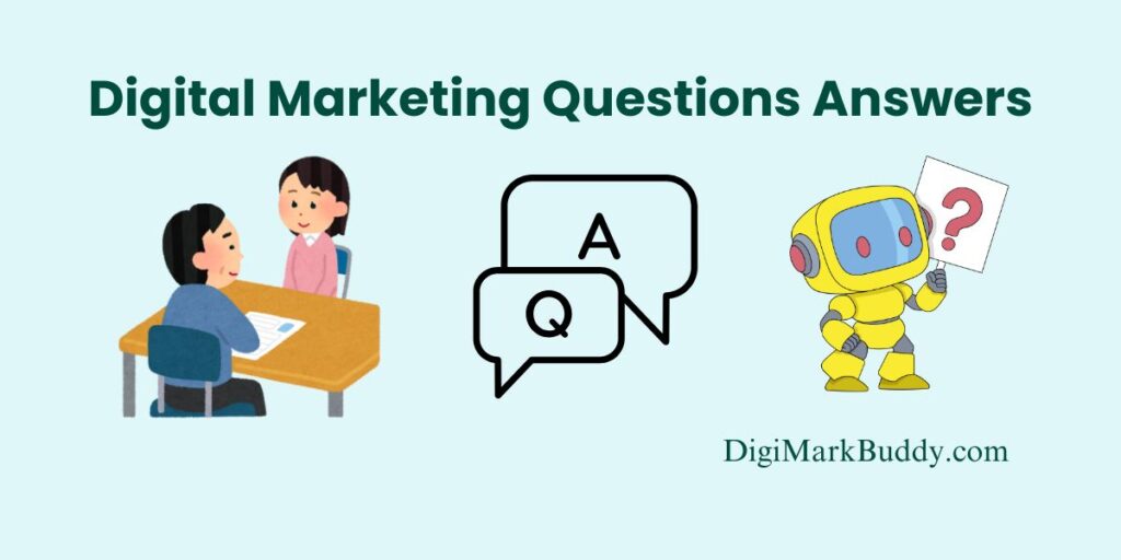 digital marketing questions answers image